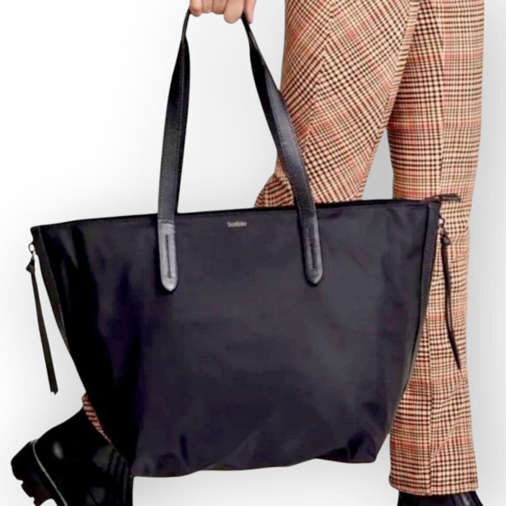 Botkier New York Black Nylon Bond Tote NWT